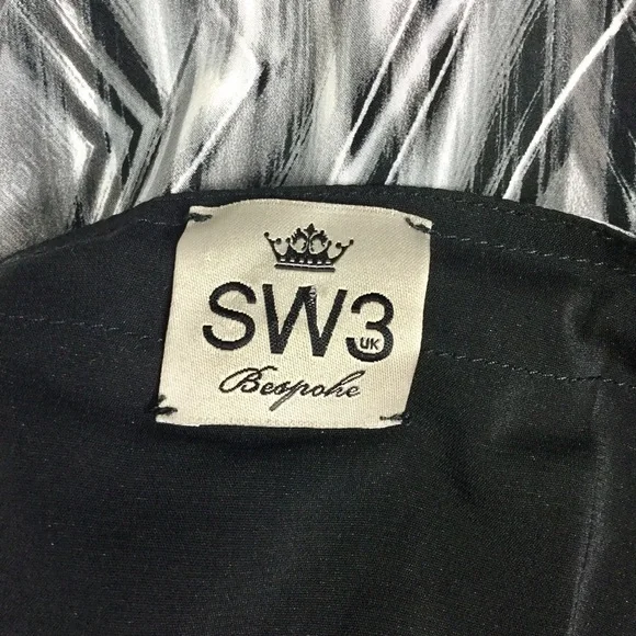 SW3 Bespoke Women's Skirt Silk A Line Maxi
Length Drawstring Waist Front Slits M - Picture 13 of 15